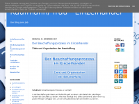 Screenshot des Blogs Kaufmann im Einzelhandel – Der Blog zum Job