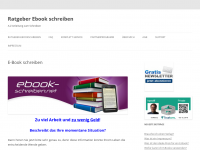 Screenshot des Blogs Ratgeber E-Book schreiben