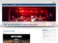 Screenshot des Blogs NachVorneMusik