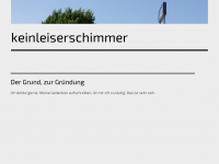 Screenshot des Blogs keinleiserschimmer