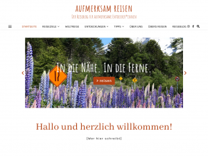 Screenshot des Blogs weltreise-logbuch