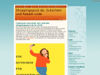 Screenshot des Blogs Online Sparen