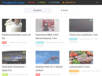 Screenshot des Blogs Produktfreaks