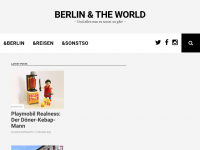 Screenshot des Blogs Berlin and the world
