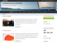 Screenshot des Blogs Sonnensegler.net