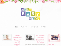 Screenshot des Blogs MeinBabyBlog