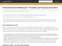 Screenshot des Blogs Preislupe100
