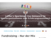 Screenshot des Blogs Löffler’s Sportblog – Das Netzwek für Sportorganisationen zum Erfahrungsaustausch