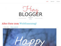 Screenshot des Blogs Herzblogger