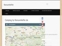 Screenshot des Blogs Camping by Konsumhelfer.de