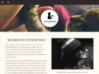 Screenshot des Blogs Mein Katzenblog