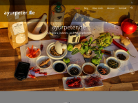 Screenshot des Blogs ayurpeter.de – Diabetes & Ayurveda – ein Erfahrungsbericht
