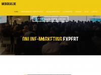 Screenshot des Blogs webideas.de – Online-Marketing Blog