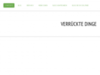 Screenshot des Blogs verruecktedinge