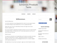 Screenshot des Blogs Schön(e) Produkttests