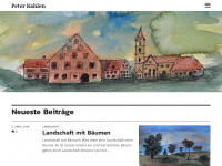 Screenshot des Blogs Peter Kahlen