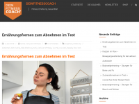 Screenshot des Blogs Dein Fitnesscoach