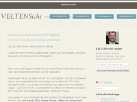 Screenshot des Blogs VELTENSicht