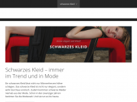 Screenshot des Blogs Schwarzes Kleid