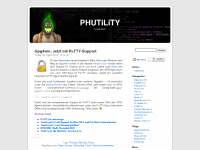 Screenshot des Blogs PHUTiLiTY