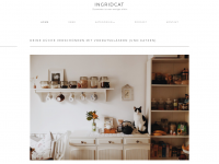 Screenshot des Blogs IngridCat