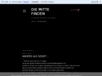 Screenshot des Blogs Die Mitte finden