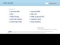 Screenshot des Blogs W3C-At.de WordPress