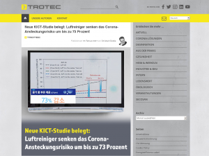 Screenshot des Blogs Trotec Group Blog – Der Info-Blog der Trotec Unternehmensgruppe