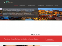 Screenshot des Blogs Asien Reise