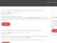 Screenshot des Blogs Die LICHTISTEN