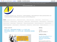 Screenshot des Blogs PR Global Concept