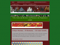 Screenshot des Blogs Sprachenundso.ch