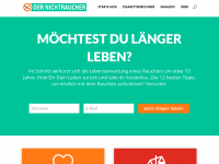 Screenshot des Blogs Der Nichtraucher