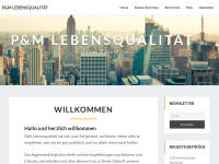 Screenshot des Blogs P&M Lebensqualitaet