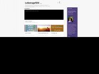 Screenshot des Blogs Lebensgefühl …
