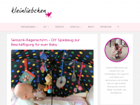 Screenshot des Blogs kleinliebchen