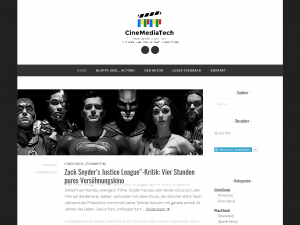 Screenshot des Blogs CineMediaTech