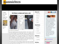Screenshot des Blogs Mannsichten – alles, was Männer interessiert