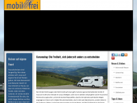 Screenshot des Blogs Mobil&frei – Reisen auf eigene Faust