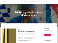 Screenshot des Blogs Ein Kubaner in Bayern