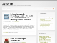 Screenshot des Blogs autorby