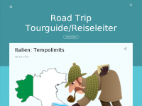 Screenshot des Blogs Road Trip Tourguide/Reiseleiter
