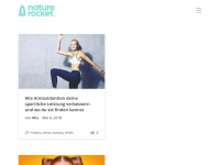 Screenshot des Blogs Nature Rocket Blog