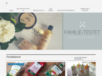 Screenshot des Blogs Familie-testet