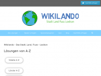 Screenshot des Blogs Wikilando – Geografie Blog