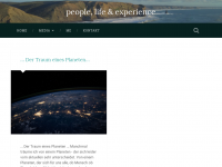 Screenshot des Blogs people, life & experience