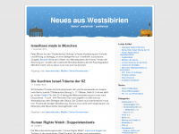 Screenshot des Blogs Neues aus Westsibirien