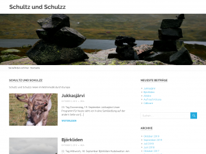 Screenshot des Blogs Schultz und Schulzz Reiseblog