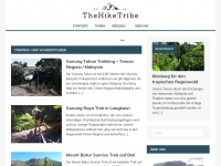 Screenshot des Blogs Abenteuer- und Outdoorblog :: TheHikeTribe