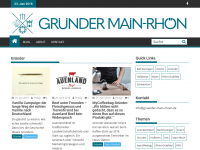 Screenshot des Blogs Gründer Main-Rhön